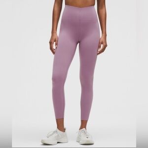 lululemon Glow Up Super-High-Rise Tight 25" Size 2 Lavender Lux NWT